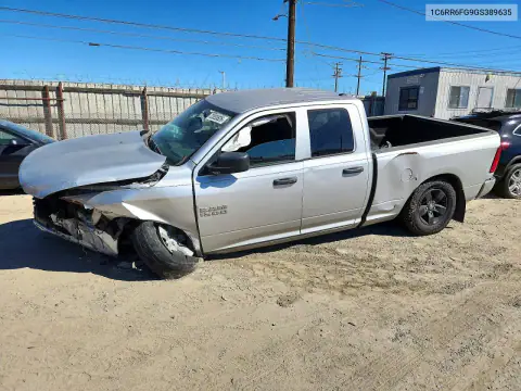 1C6RR6FG9GS389635 — 2016 RAM 1500, Передняя часть, фото до ремонта