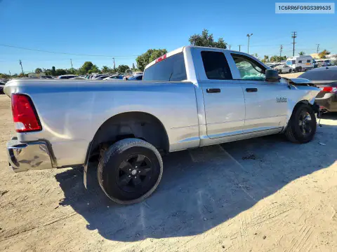 1C6RR6FG9GS389635 — 2016 RAM 1500, фото 3 с аукциона Copart, Передняя часть