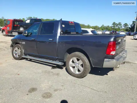 1C6RR7LT6GS323745 — 2016 RAM 1500, фото 2 с аукциона Copart, Передняя часть