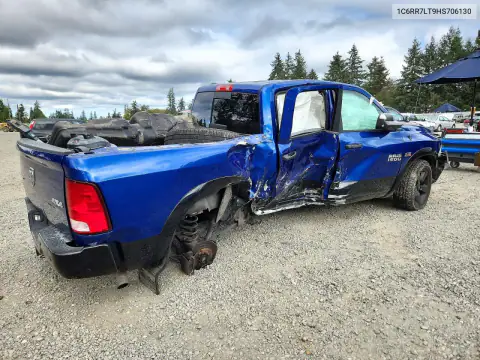 1C6RR7LT9HS706130 — 2017 RAM 1500, photo 3 from Copart, Side