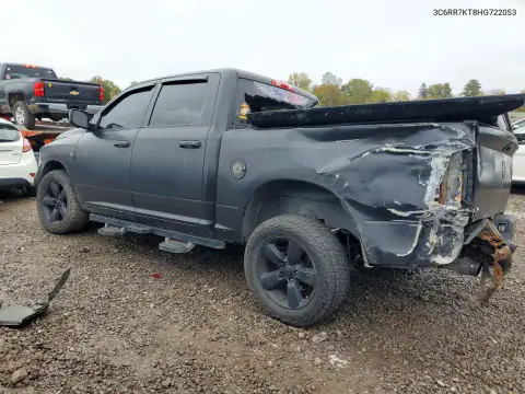 3C6RR7KT8HG722053 — 2017 RAM 1500, photo 2 from Copart 21.10.2026, All-over damage