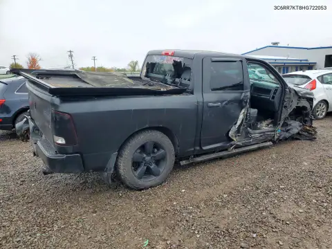 3C6RR7KT8HG722053 — 2017 RAM 1500, photo 3 from Copart 21.10.2026, All-over damage
