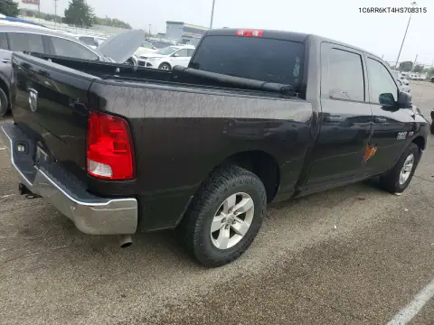 1C6RR6KT4HS708315 — 2017 RAM 1500, photo 3 from Copart, Side