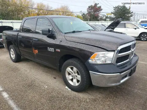 1C6RR6KT4HS708315 — 2017 RAM 1500, photo 4 from Copart, Side
