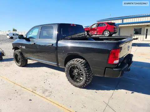 3C6RR7KT2HG523967 — 2017 RAM 1500, фото 2 с аукциона Copart, Передняя часть