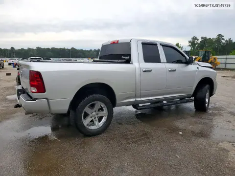 2018 Ram 1500 St VIN 1C6RR6FTXJS149739 фото 3