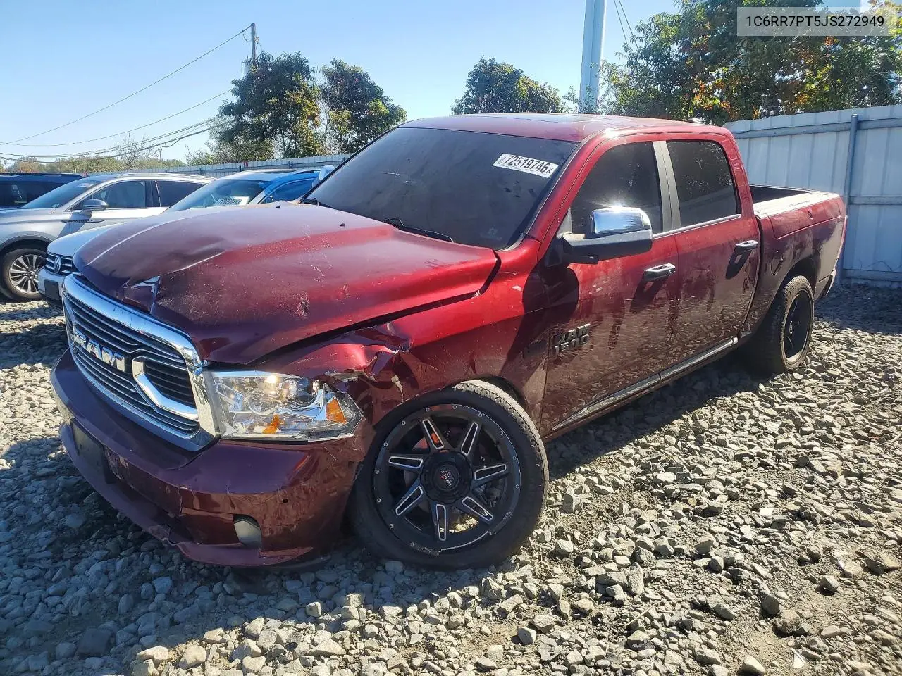 2018 Ram 1500 Longhorn VIN 1C6RR7PT5JS272949 фото 1
