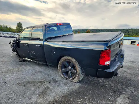 1C6RR7FT2JS237500 — 2018 RAM 1500, фото 2 с аукциона Copart, Передняя часть