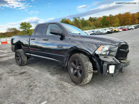 1C6RR7FT2JS237500 — 2018 RAM 1500, фото 4 с аукциона Copart, Передняя часть