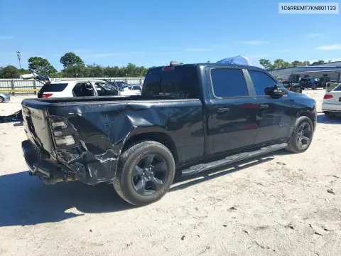 1C6RREMT7KN801133 — 2019 RAM 1500, zdjęcie 3 z Copart, Tył