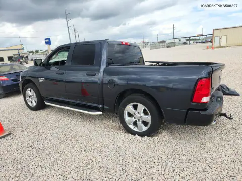 1C6RR6KT9KS508327 — 2019 RAM 1500, photo 2 from Copart, Rear end