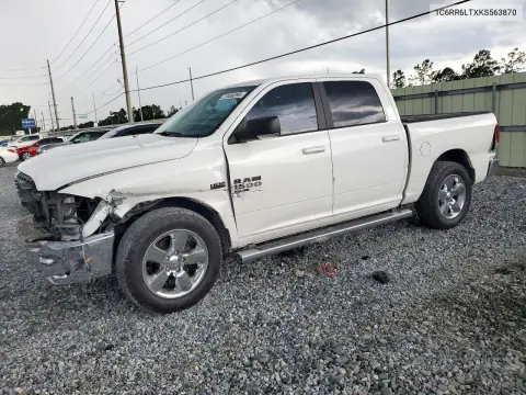 1C6RR6LTXKS563870 — 2019 RAM 1500, Front end, before-repair photos