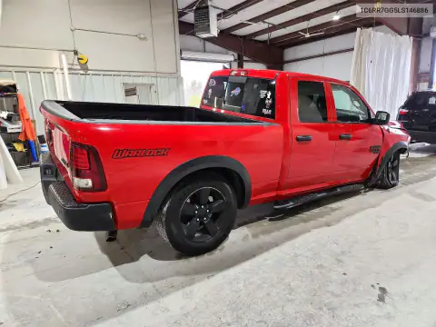 1C6RR7GG5LS146886 — 2020 RAM 1500, photo 3 from Copart, Front end