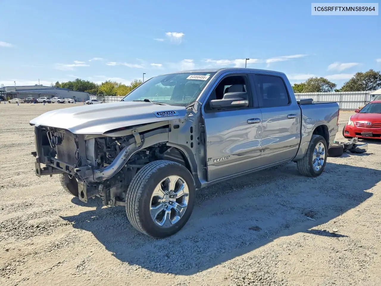2021 Ram 1500 Big Horn/Lone Star VIN 1C6SRFFTXMN585964 фото 1