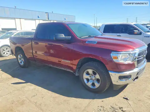 1C6SRFBTXMN598767 — 2021 RAM 1500, фото 4 с аукциона Copart, Пожар