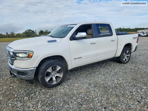 1C6RRFJGXMN592454 — 2021 RAM 1500, Desgaste normal, fotos antes de reparar