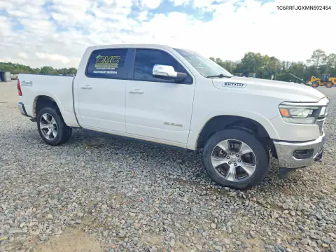 1C6RRFJGXMN592454 — 2021 RAM 1500, photo 4 from Copart 21.10.2026, Normal wear