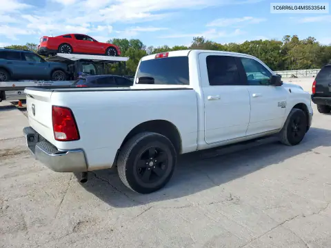 1C6RR6LG4MS533544 — 2021 RAM 1500, photo 3 from Copart 27.10.2026, Side