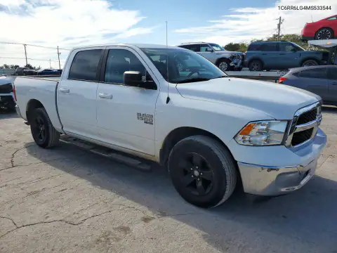 1C6RR6LG4MS533544 — 2021 RAM 1500, photo 4 from Copart 27.10.2026, Side