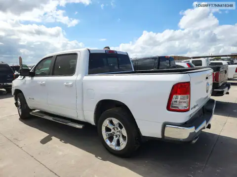 1C6SRFFT7NN418348 — 2022 RAM 1500, photo 2 from Copart, Front end