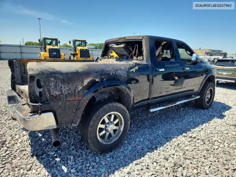 3C6UR5FL6EG207962 — 2014 RAM 2500, photo 3 from Copart, Fire