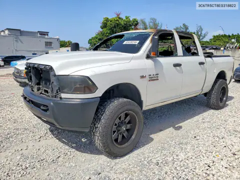 3C6TR5CT8EG318822 — 2014 RAM 2500, Engine fire, before-repair photos