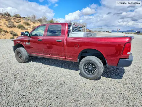 3C6UR5CL2GG347286 — 2016 RAM 2500, foto 2 de Copart, Incendio