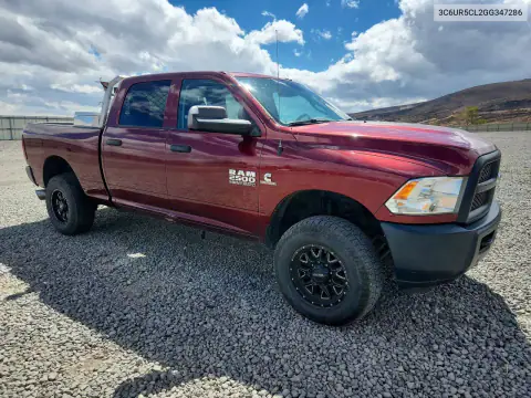 3C6UR5CL2GG347286 — 2016 RAM 2500, foto 4 de Copart, Incendio