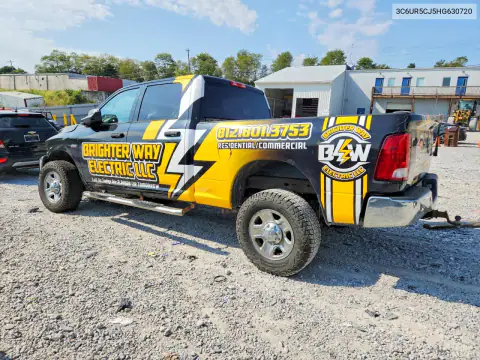 3C6UR5CJ5HG630720 — 2017 RAM 2500, photo 2 from Copart, Front end