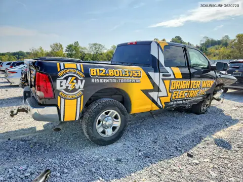 3C6UR5CJ5HG630720 — 2017 RAM 2500, photo 3 from Copart, Front end