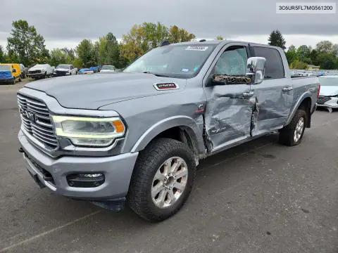 2021 Ram 2500 Laramie VIN 3C6UR5FL7MG561200 фото 1