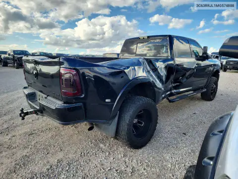3C63RRJL1MG574888 — 2021 RAM 3500, photo 3 from Copart, Rear end