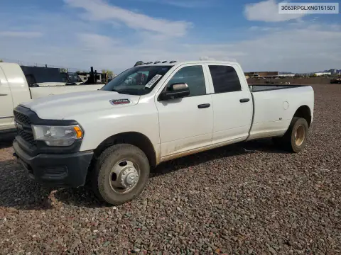 3C63RPGLXNG151501 — 2022 RAM 3500, Пошкодження знизу, фото до ремонту
