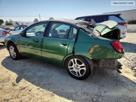 2003 Saturn Ion Level 3 VIN 1G8AL52FX3Z112955 фото 2