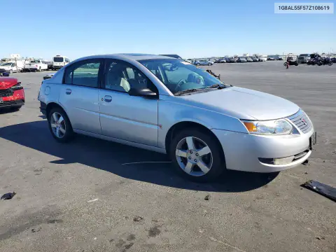 1G8AL55F57Z108619 — 2007 Saturn ION, photo 4 from Copart, Rear end