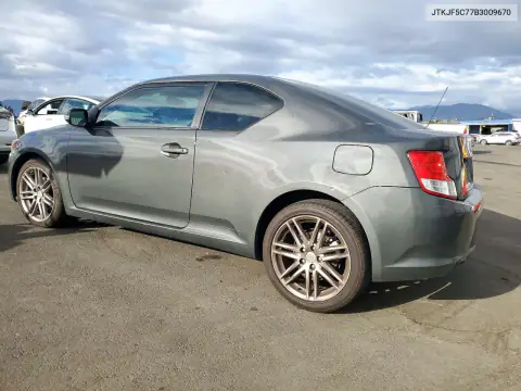 JTKJF5C77B3009670 — 2011 Scion TC, photo 2 from Copart, Front end
