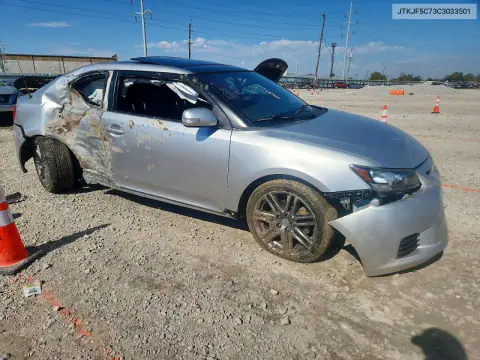 JTKJF5C73C3033501 — 2012 Scion TC, photo 4 from Copart, Side