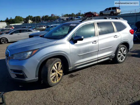 2019 Subaru Ascent Limited VIN 4S4WMAMD6K3415211 фото 1