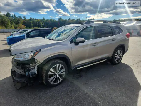 4S4WMALD8L3426780 — 2020 Subaru Ascent, Передняя часть, фото до ремонта