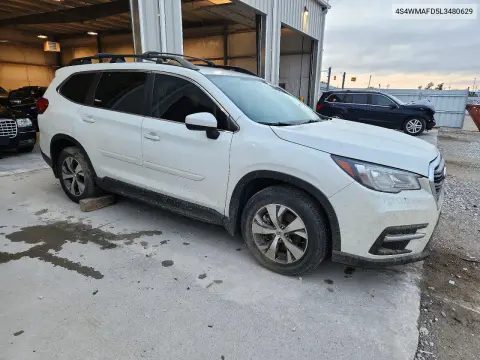 2020 Subaru Ascent Premium VIN 4S4WMAFD5L3480629 фото 4