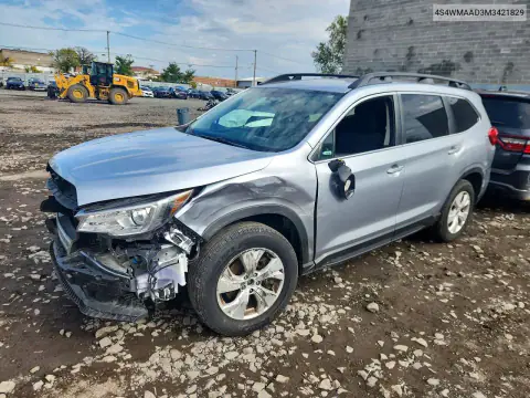 4S4WMAAD3M3421829 Subaru Ascent 2021 — uszkodzenie Przód, zdjęcie przed naprawą