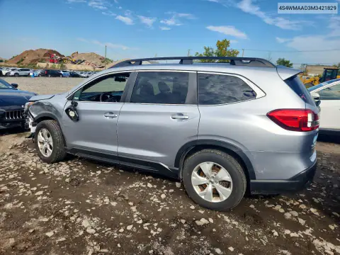 4S4WMAAD3M3421829 — 2021 Subaru Ascent, zdjęcie 2 z Copart, Przód
