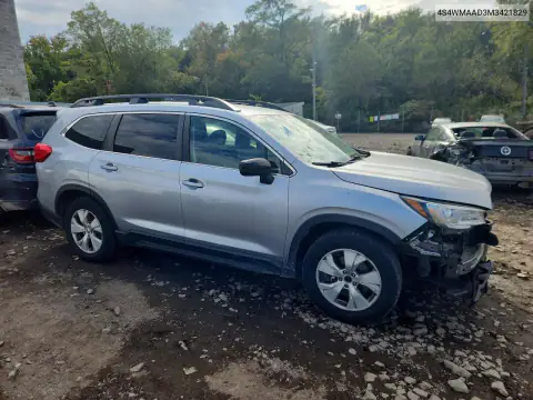4S4WMAAD3M3421829 — 2021 Subaru Ascent, zdjęcie 4 z Copart, Przód