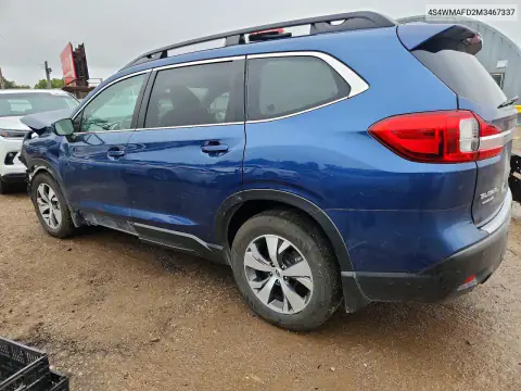 4S4WMAFD2M3467337 — 2021 Subaru Ascent, foto 2 de Copart, Parte delantera