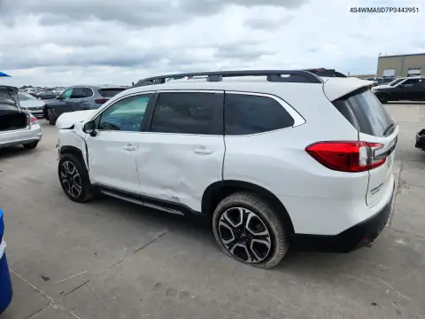4S4WMASD7P3443951 — 2023 Subaru Ascent, фото 2 с аукциона Copart, ПЕРЕДНЯЯ ЧАСТЬ