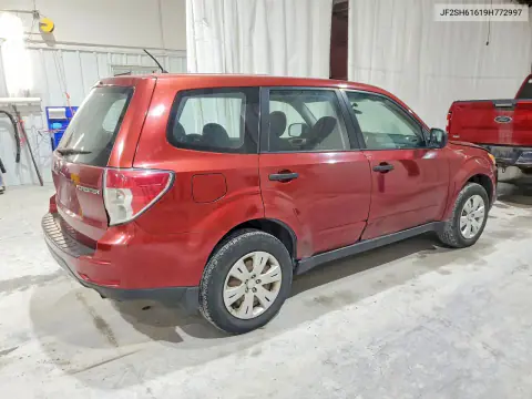 2009 Subaru Forester 2.5X VIN JF2SH61619H772997 фото 3
