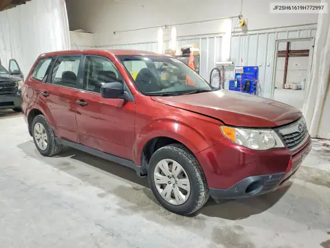 2009 Subaru Forester 2.5X VIN JF2SH61619H772997 фото 4