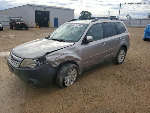 JF2SHBECXBH773922 — 2011 Subaru Forester, Передняя часть, фото до ремонта