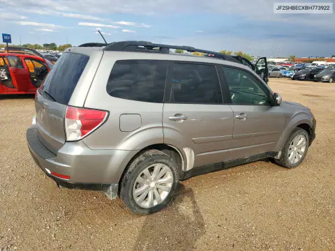 2011 Subaru Forester Limited VIN JF2SHBECXBH773922 фото 3