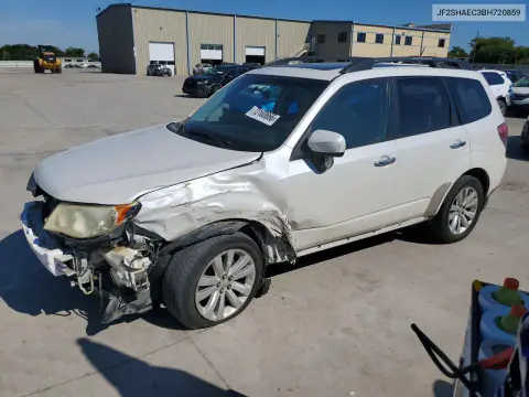 JF2SHAEC3BH720859 — 2011 Subaru Forester, Передняя часть, фото до ремонта